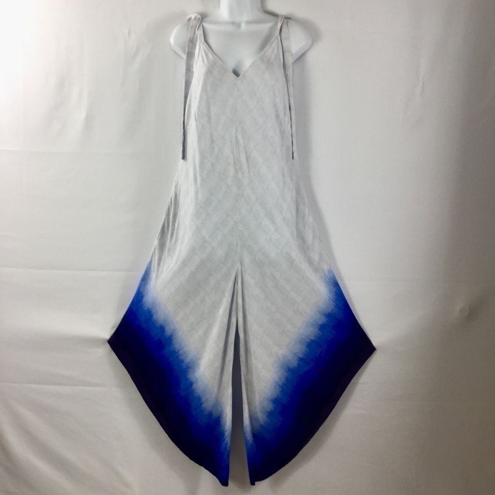 SAM and Jess Ombré Wide Leg Romper Jumpsuit Size L